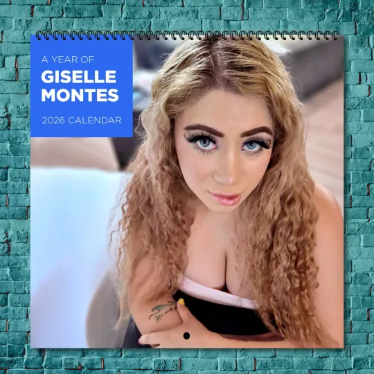 Discover Giselle Montes 2026 Wall Calendar 12-Month Celebrity Calendar Fan Gift