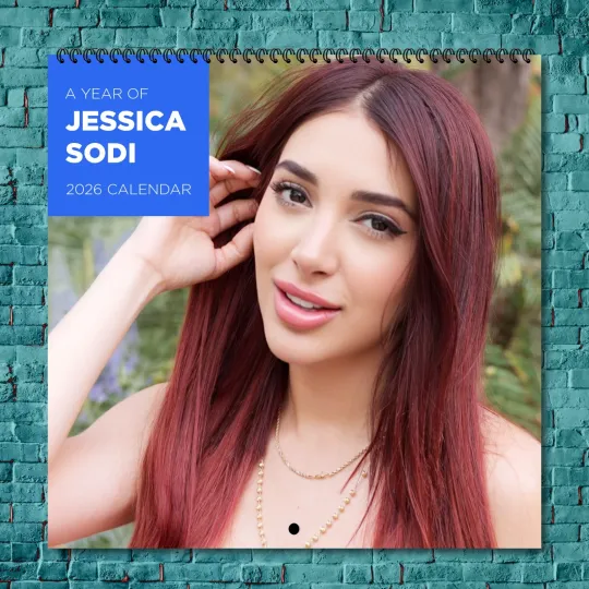 Discover Jessica Sodi 2026 Wall Calendar 12-Month Celebrity Calendar Fan Gift