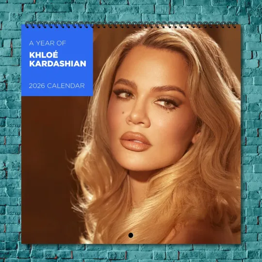 Discover KhloÃ© Kardashian 2026 Wall Calendar, 12-Month Celebrity Photo Calendar