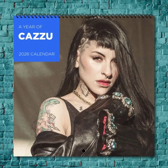 Discover Cazzu 2026 Wall Calendar, 12-Month Celebrity Photo Calendar