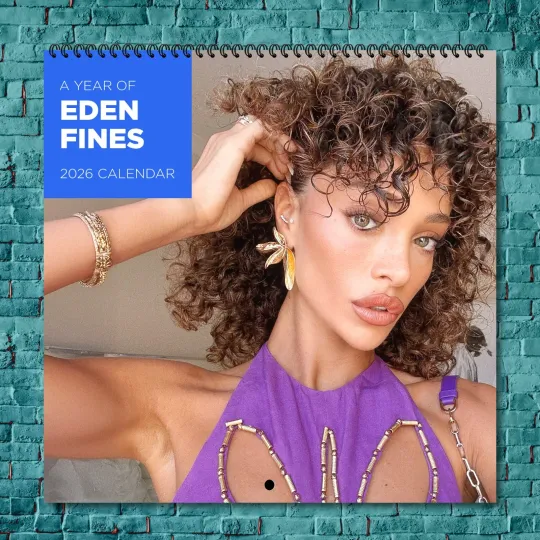 Discover Eden Fines 2026 Wall Calendar 12-Month Celebrity Photo Calendar