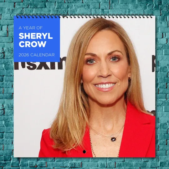 Discover Sheryl Crow 2026 Wall Calendar, 12-Month Celebrity Photo Gift for Fans