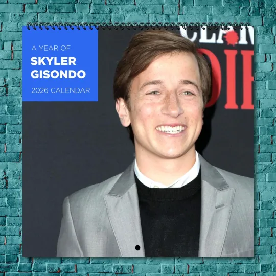 Discover Skyler Gisondo 2026 Wall Calendar, 12-Month Celebrity Photo Calendar