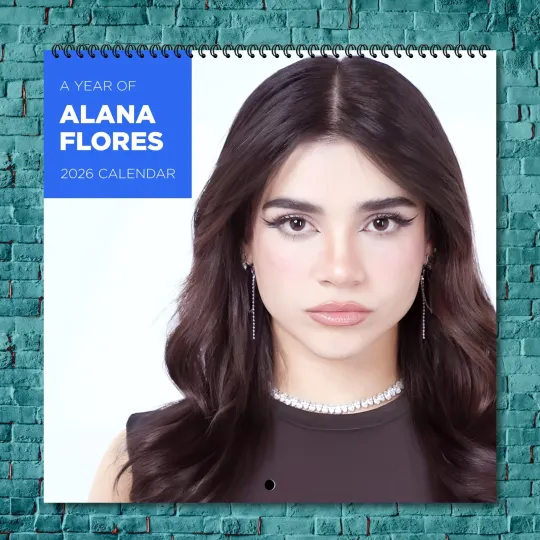 Discover Alana Flores 2026 Wall Calendar 12-Month Celebrity Calendar Fan Gift