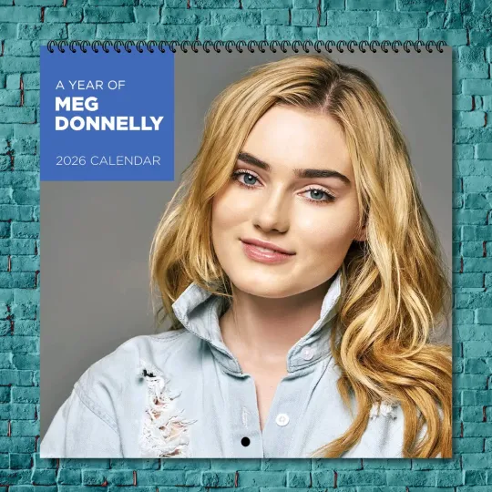 Discover Meg Donnelly 2026 Wall Calendar, 12-Month Celebrity Photo Calendar