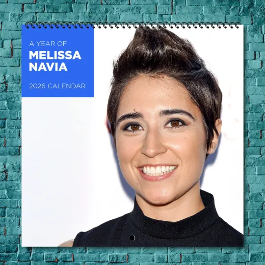 Discover Melissa Navia 2026 Wall Calendar, 12-Month Celebrity Photo Gift for Fans