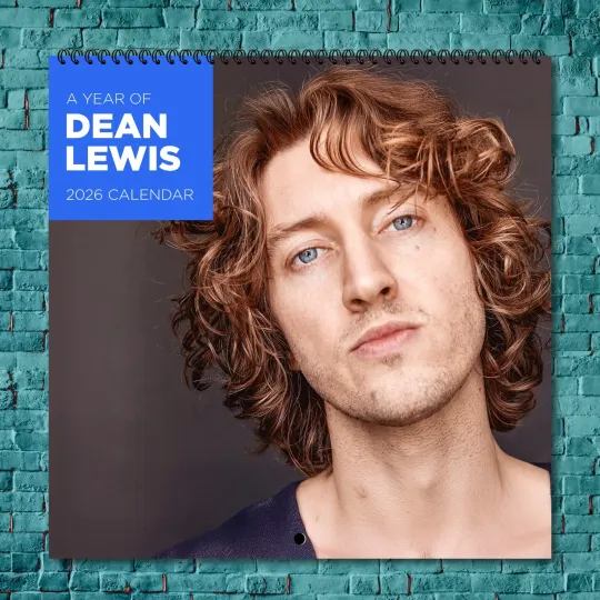 Discover Dean Lewis 2026 Wall Calendar, 12-Month Celebrity Fan Gift