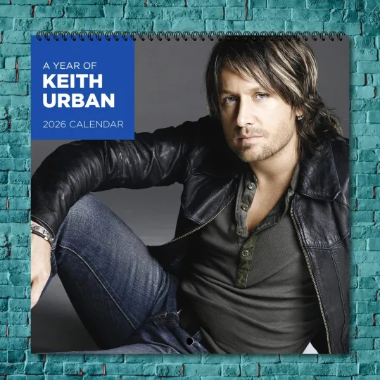 Discover keith urban 2026 Wall Calendar, 12-Month Star Wall Calendar