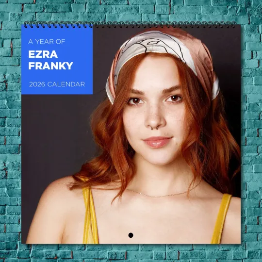 Discover Ezra Franky 2026 Wall Calendar 12-Month Celebrity Photo Calendar