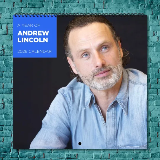 Discover Andrew Lincoln 2026 Wall Calendar 12-Month Celebrity Photo Calendar