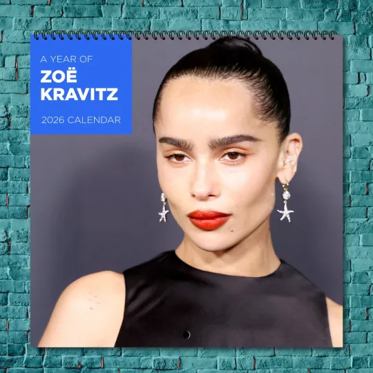 Discover Zoë Kravitz 2026 Wall Calendar 12-Month Celebrity Photo Calendar