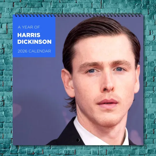 Discover Harris Dickinson 2026 Wall Calendar, 12-Month Photo Calendar