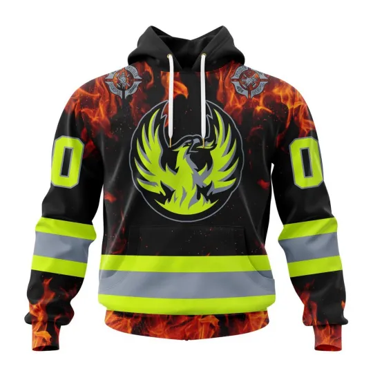 Discover Personalized Coachellla Valley Firebirds Honoring Firefighters Hoodie Pullover
