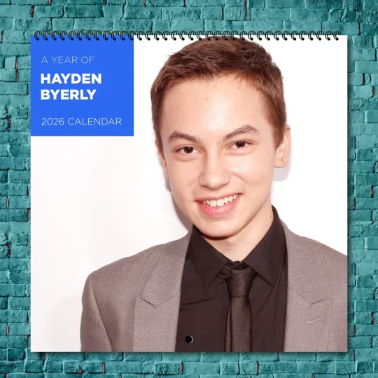 Discover Hayden Byerly 2026 Wall Calendar 12-Month Celebrity Photo Calendar