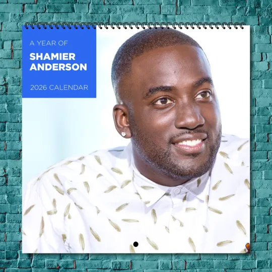 Discover Shamier Anderson 2026 Wall Calendar 12-Month Celebrity Photo Calendar