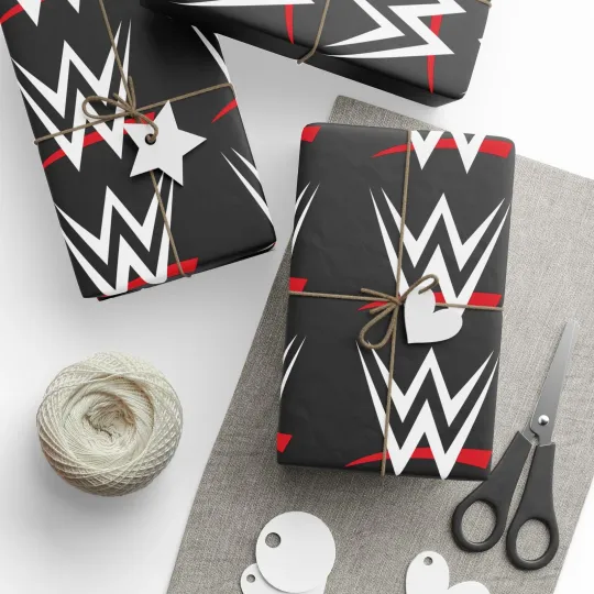 Discover Wrestling Entertainment Wrapping Papers, Festive Gift Wrap for Wrestling Fans, Birthday Present