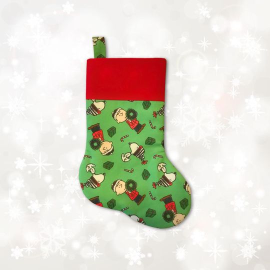 Charlie Brown Christmas Stocking with Custom Name!