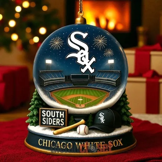 Discover Chicago Baseball White Sox Team Christmas Ornament Fan Gift Decor
