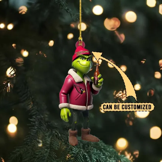 Discover Personalized Arizonna Football Team Cardinals Christmas Ornament Holiday Gift