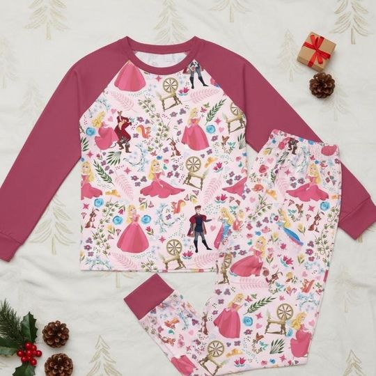 Discover Sleeping Beauty Pajama Set,  Pink Disney-Inspired Sleepwear