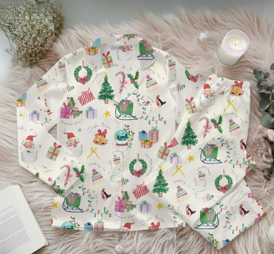 Vintage Christmas Wonderland Matching Family Pajama Set, Festive Holiday Raglan & Classic PJs
