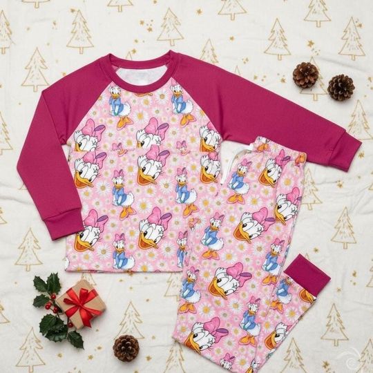Daisy Duck Pajama Set, Matching Family Nightwear