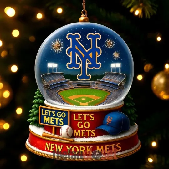 Discover New York Baseball Mets Team Christmas Ornament Fan Gift Decor