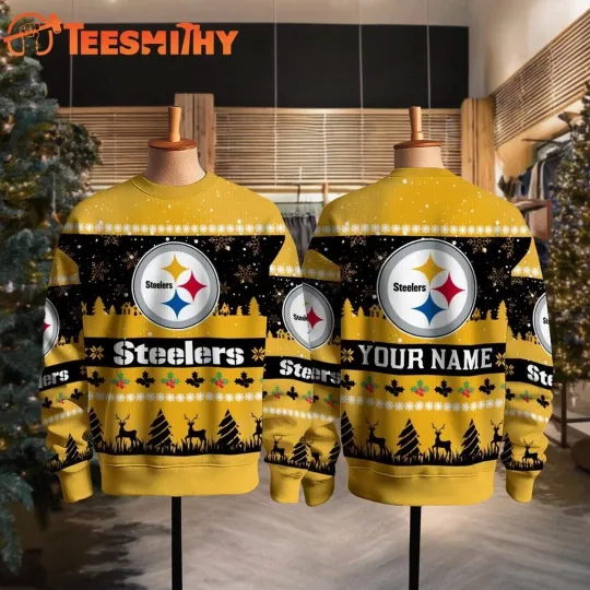 Discover Pittsburgh Steeler  Snow Ugly Christmas Sweater S-5XL