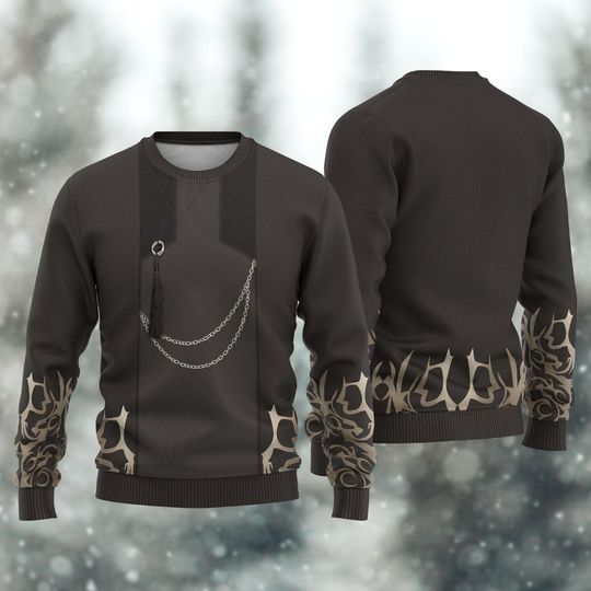Jinu Saja Boy Christmas Ugly Sweater, Kpop Saja Boys Sweatshirt, Kpop Anime Kids Sweater