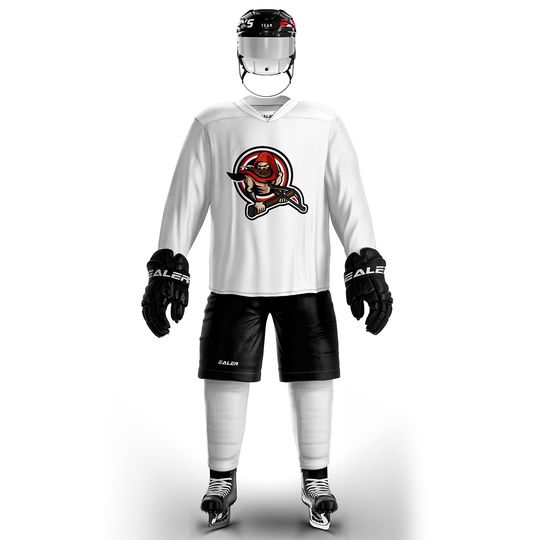 Discover H80 series high-quality light and thin breathable white personalized ice hockey practice jersey & large street shirt-all sizes