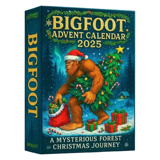 Discover Acrylic Advent Calendar Blind Box Bigfoot Adventure 2025 24-Day Holiday Countdown