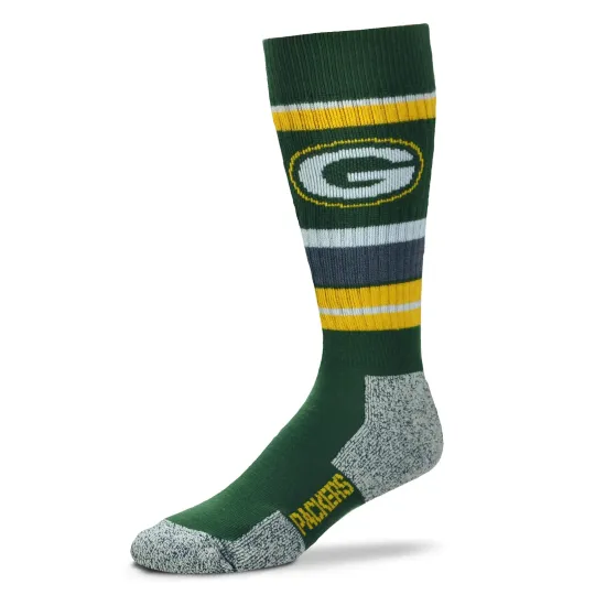 Discover Green Bay Packers Wild Stripes Socks