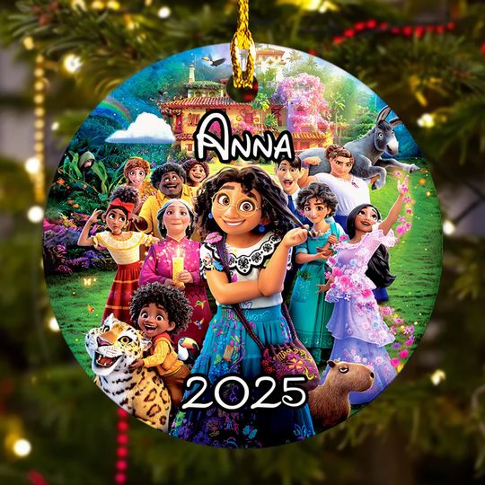 Discover Personalized Encanto Christmas Ornament, Encanto Disney Family Christmas Gift For Kid