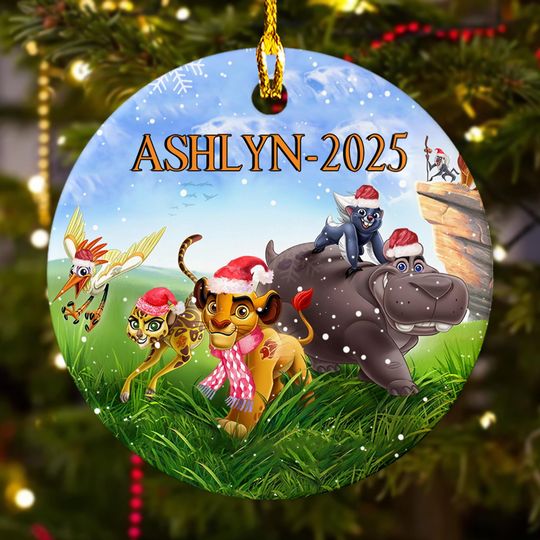 Discover Personalized The Lion King Ornament, Customized Disney 2025 Christmas Tree Decor