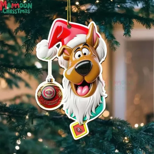 San Francisco Football Team 49ers Christmas Ornament Holiday Gift