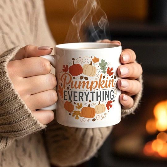 Discover Pumpkin Everything Mug: Autumn Decor Thanksgiving Drinkware Gift