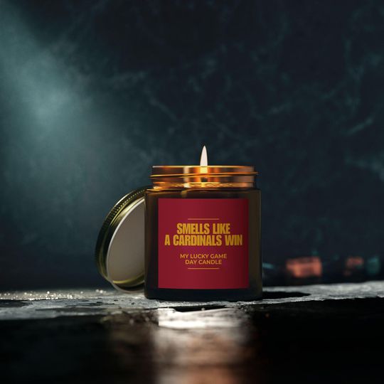 Smells Like a Cardinals Win Candle - Arizonna Cardinals Game Day Gift - Football Fan Gift - Scented Candle
