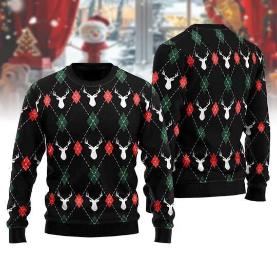 Discover Christmas Reindeer Ugly Sweater, Sweater For Men & Women