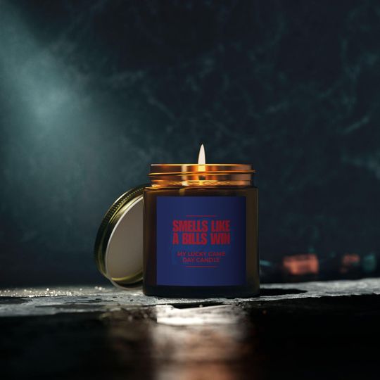Discover Smells Like a Bills Win Candle: Football Fan Gift