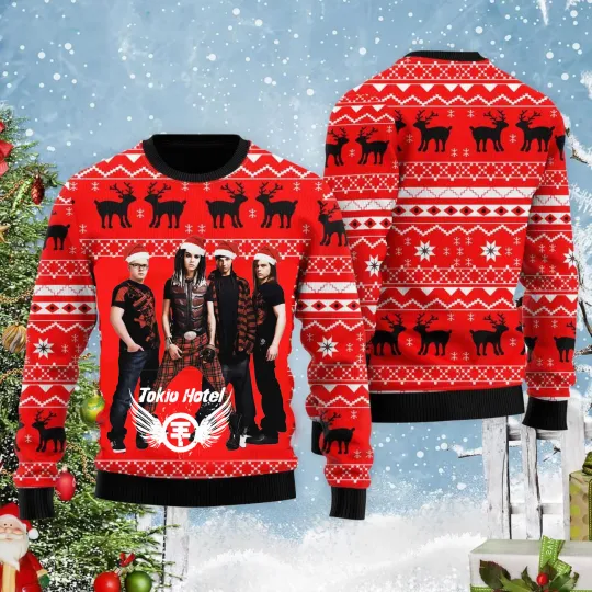 Discover Tokio Hotel Band Ugly Sweatshirt Christmas GIft All Size Men Women ED718