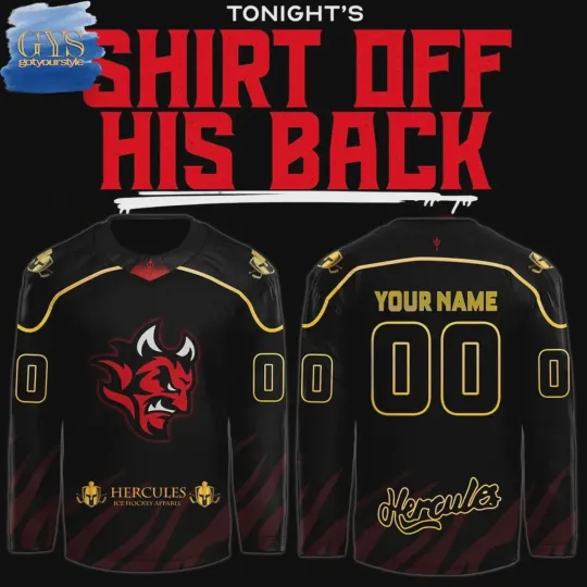 Discover Personalized Cardiff Devils Black Warmup Hockey Shirt Men's Fan Gear Xmas Gift