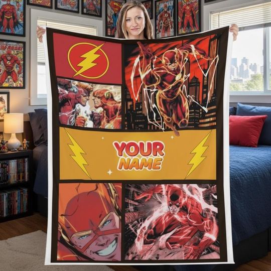 Discover Custom Name Movie Cartoon Blanket, Personalized Name Cartoon Blanket, Birthday Party Blanket, Cartoon Characters Blanket