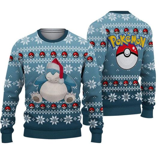 Love Sn Lax PKM Christmas Sweater, Sn Lax poket mons Ugly Christmas Sweater