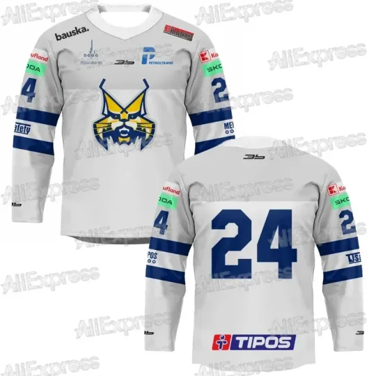 Discover 2025 Autumn EHL HK Spisska Nova Ves New Arrivals Unisex Players Czechoslovakia 3D Print Hockey Jersey Crew Neck T-Shirt MOTO