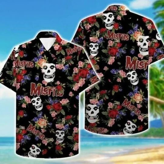 Misfits Rock Band Hawaiian Shirt Aloha Beach Summer