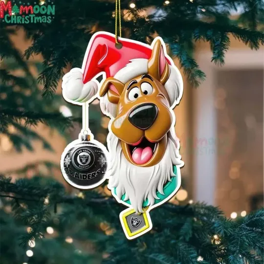 Las Vegas Football Team Raiders Christmas Ornament Holiday Gift