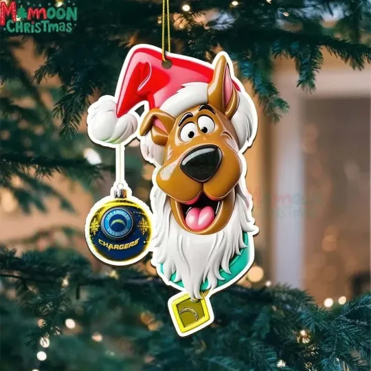 Discover Personalized Los Angeles Football Team Chargers Christmas Ornament Holiday Gift