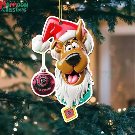 Discover Personalized Atlanta Football Team Falcons Christmas Ornament Holiday Gift Decor