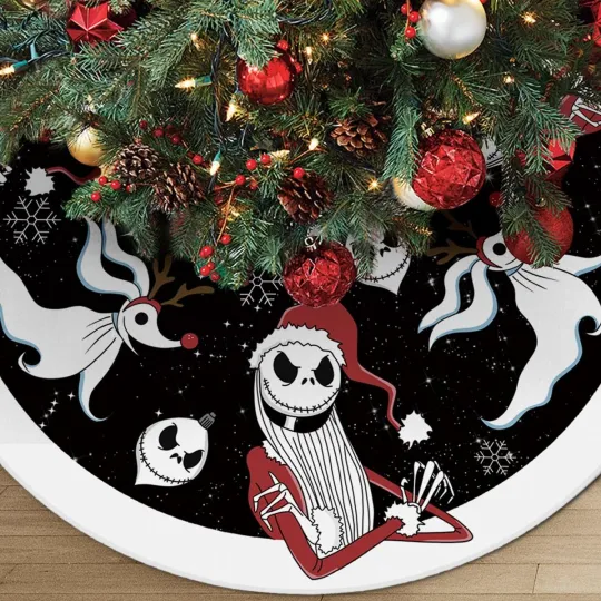 Discover 48 Inch Christmas Tree Skirt - Soft and Cozy Farmhouse Holiday Decor, Xmas Tr...