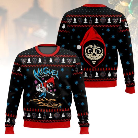 Discover Coco Christmas Ugly Sweater, Miguel Holiday Sweater
